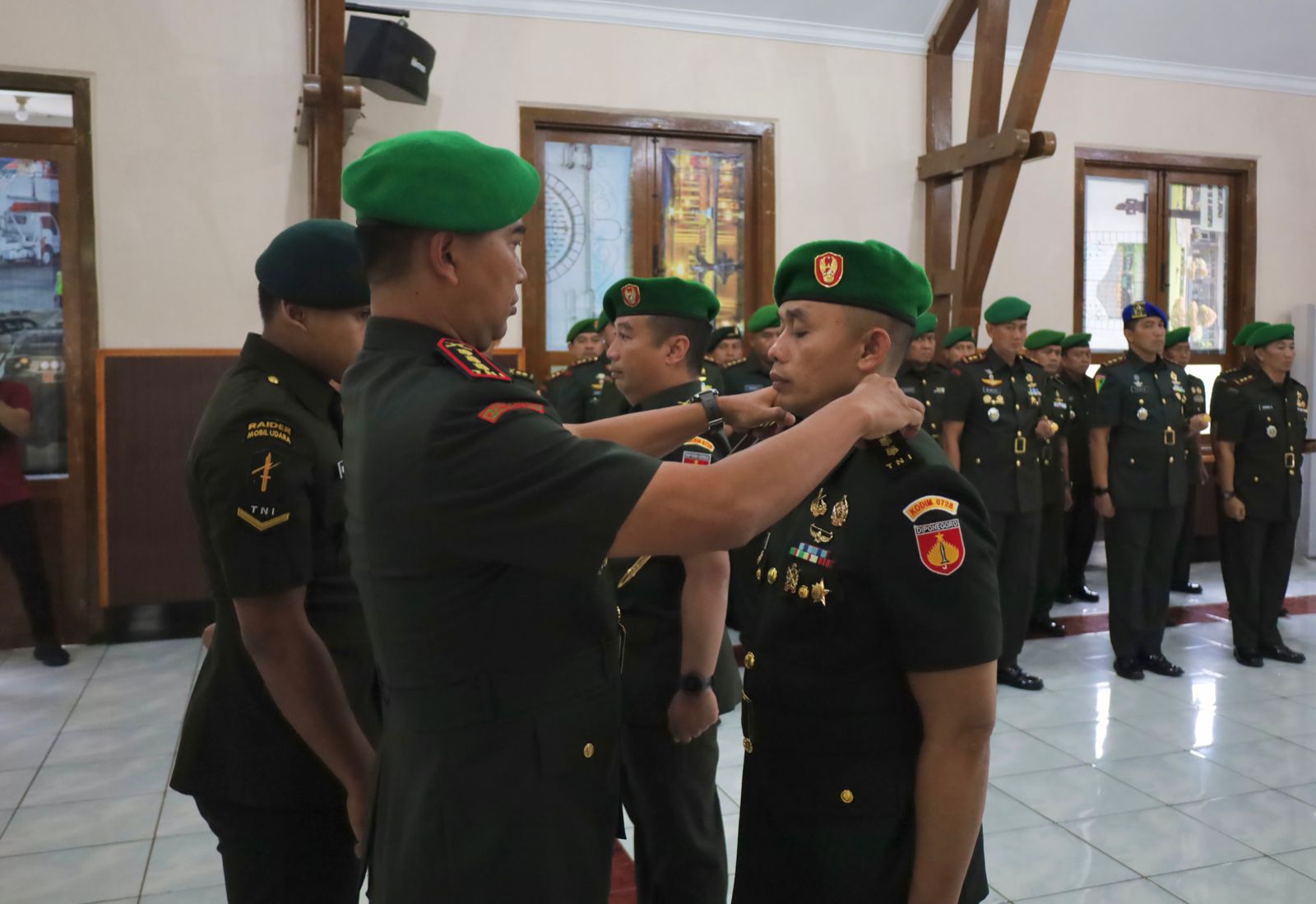 Danrem 074/Warastratama Pimpin Serah Terima Jabatan Dandim 0728/Wonogiri