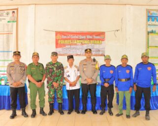 Jumat Curhat, Kapolres Lampung Utara Serap Aspirasi warga Penagan Ratu