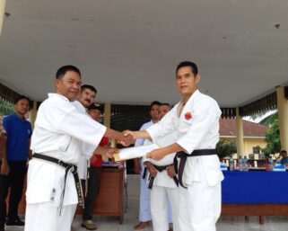 Karate Budokai Lampung jalin silaturahmi dengan Karate -LA Jaya Raya Club
