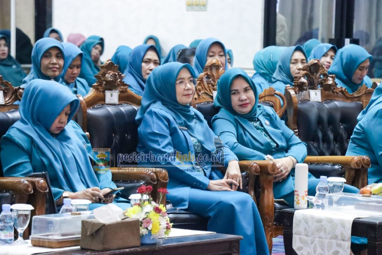 Ketua TP PKK Septi Istiqlal menghadiri kegiatan temu kader PKK se-provinsi lampung