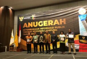 Pemkab Way Kanan Raih Keterbukaan Informasi Award Tingkat Provinsi Lampung Tahun 2023