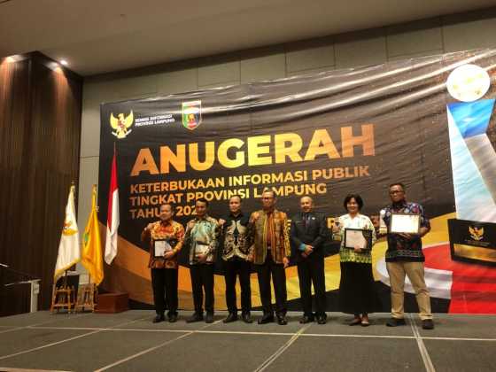 Pemkab Way Kanan Raih Keterbukaan Informasi Award Tingkat Provinsi Lampung Tahun 2023