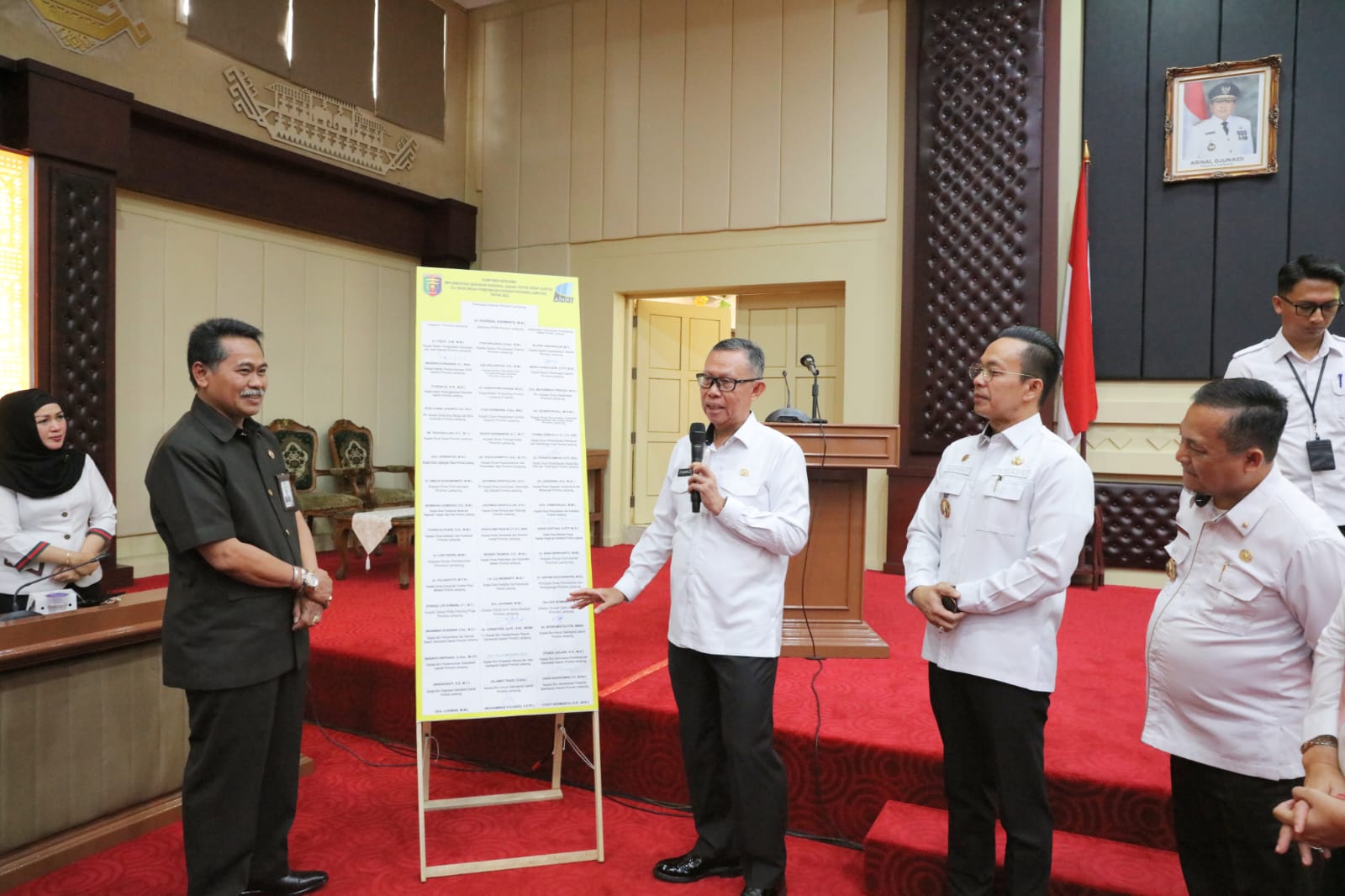 Pemprov Lampung Gelar Rakor Penyampaian Hasil Pengawasan Kearsipan dan Pencanangan Gerakan Nasional Sadar Tertib Arsip Tahun 2023
