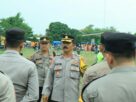 Polres Tulang Bawang Barat Lakukan PAM Kampanye Terbatas Diwilayah Kecamatan Way Kenanga.