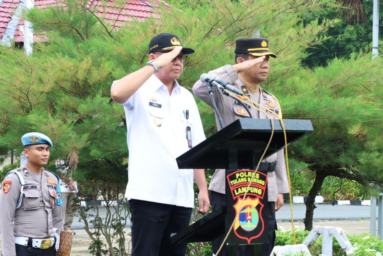 Polres Tulang Bawang Kerahkan Ratusan Personel dan Gelar Tiga Pos Pada Operasi Lilin Krakatau 2023
