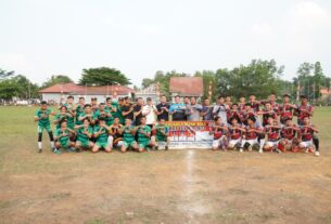 Pj Bupati M. Firsada Tutup Turnamen Sepak Bola Candra Cup III