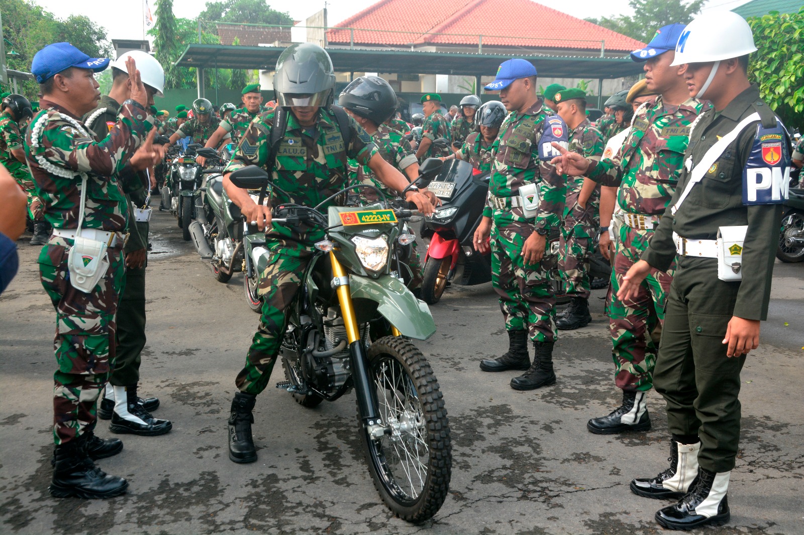 Denpom IV Surakarta Periksa Kendaraan Prajurit Kodim 0724/Boyolali