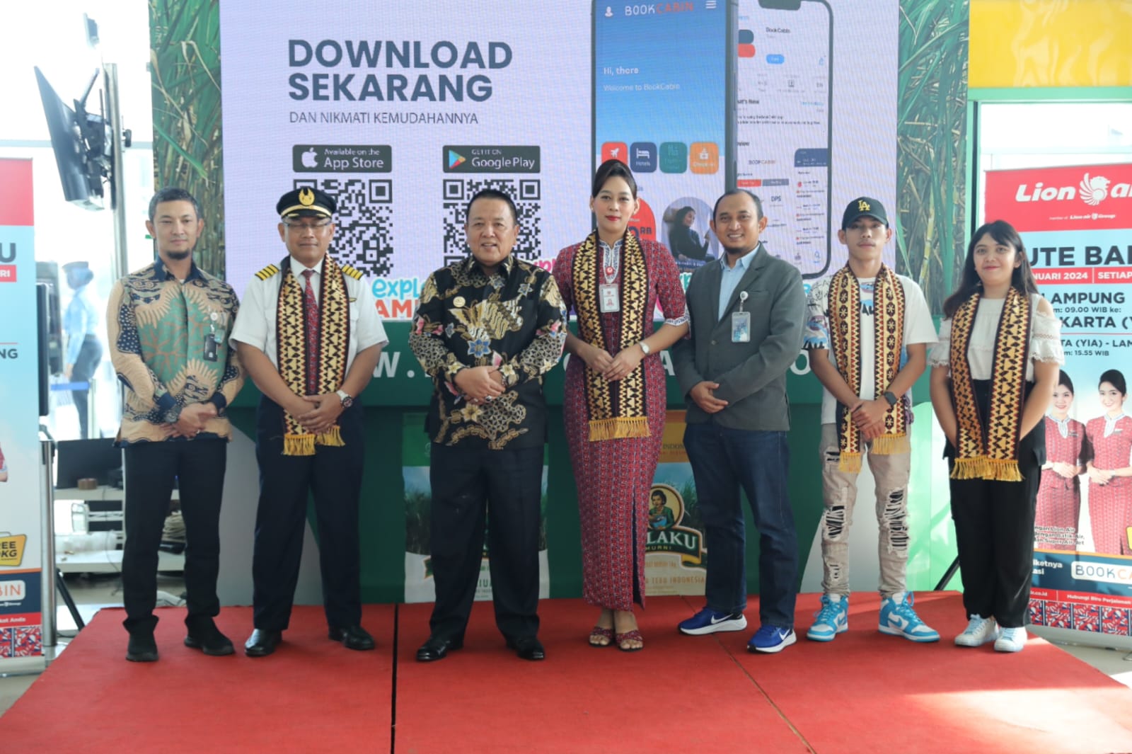 Gubernur Arinal Luncurkan Penerbangan Perdana Rute Lampung - Yogyakarta - Bali, Jalin Konektivitas Dua Destinasi Pariwisata Besar Nasional