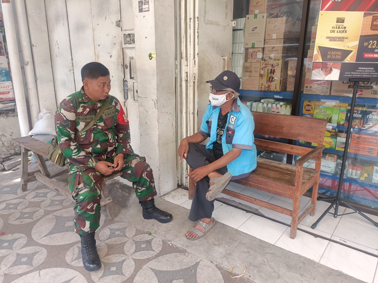 Jukir Tidak Luput Dari Incaran Komsosnya Babinsa Danukusuman