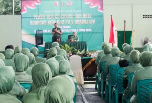 Kodim Bojonegoro Sosialisasikan Netralitas TNI Pada Pemilu 2024 kepada Persit Kartika Chandra Kirana