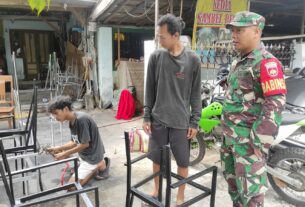 Majukan UMKM, Babinsa kratonan Aktif Turun ke Wilayah Berikan Motivasi Dan Pendampingan