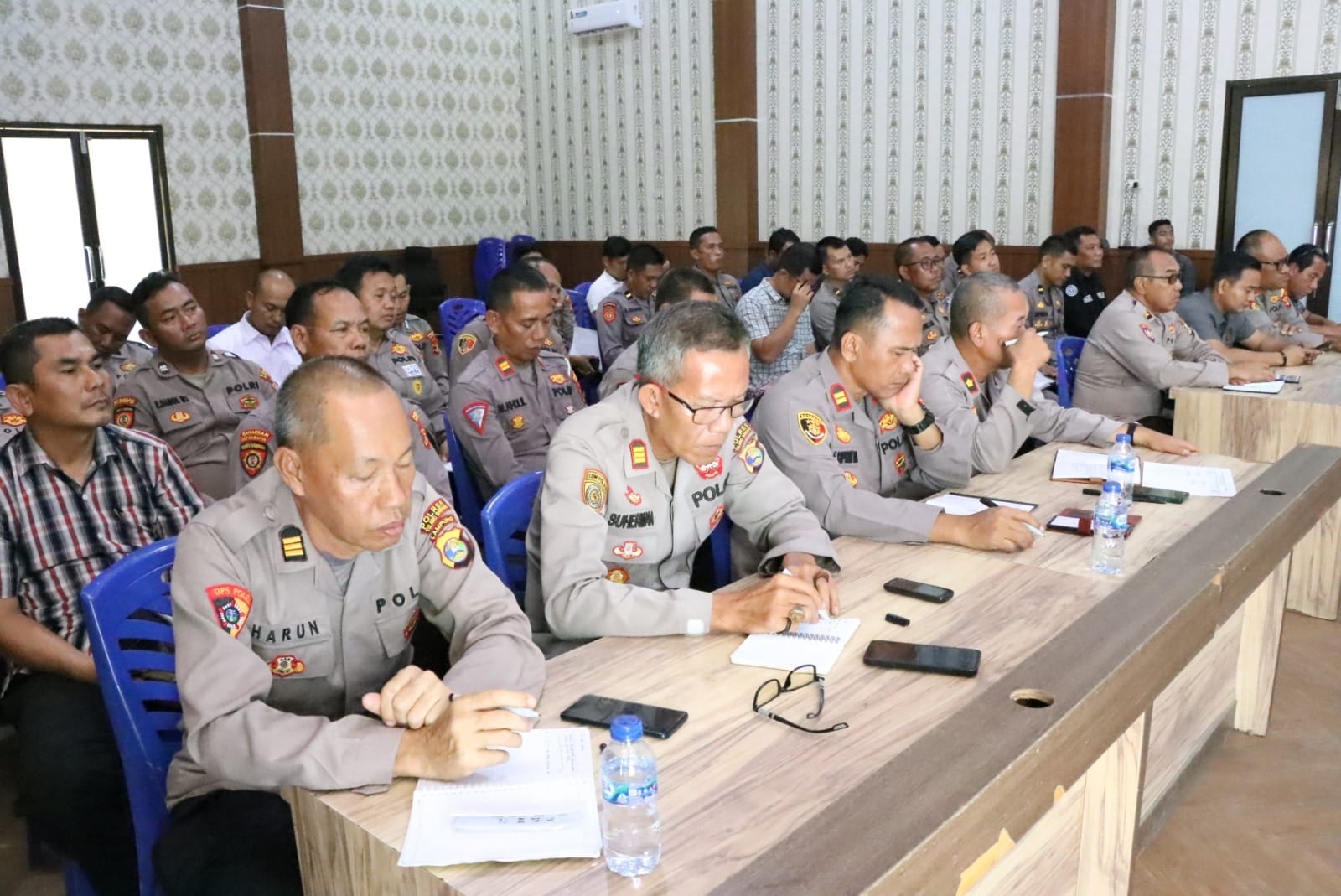 AKBP James Ingatkan Ini Saat Pimpin Rapat Kesiapan Pam Pungut Suara Pemilu 2024