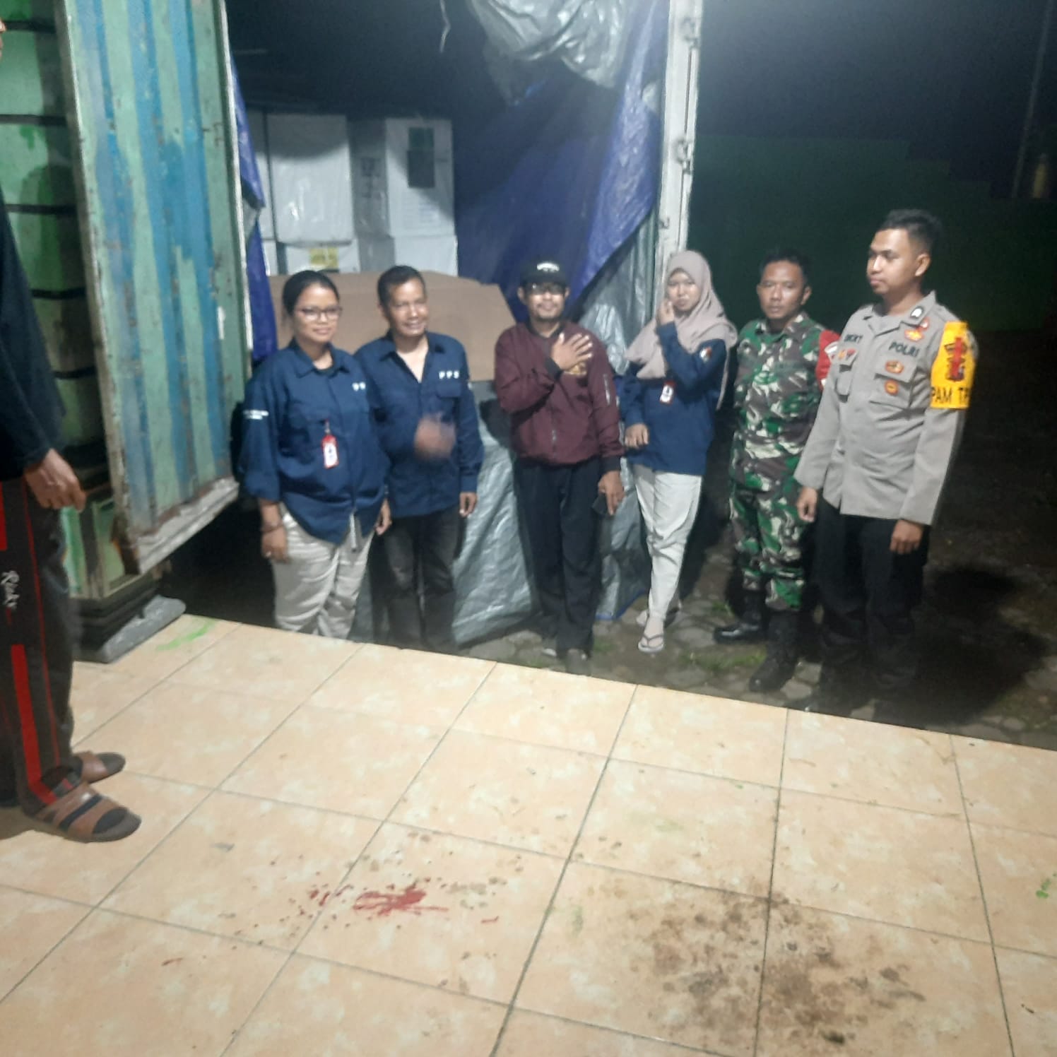 Aparat Gabungan Kawal Kotak Suara