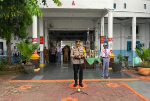 Beri Motivasi Pelajar, Kapolres Lampung Utara Jadi Irup di SMA Negeri 1 Kotabumi