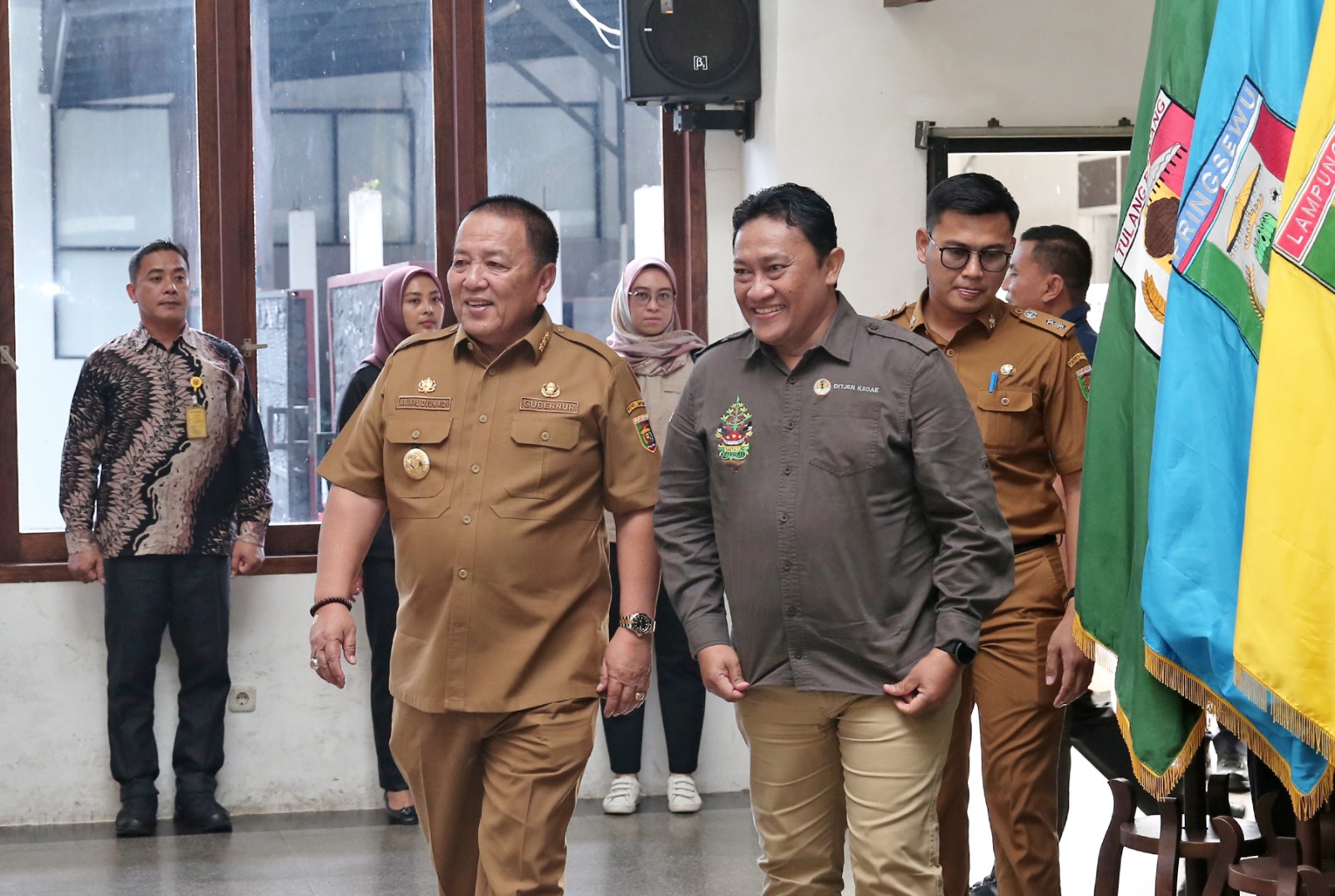 Gubernur Arinal Terima Kunjungan Kerja Wagub Kalimantan Tengah Edy Pratowo dalam Rangka Mempelajari Kesuksesan Lampung di Bidang Pertanian
