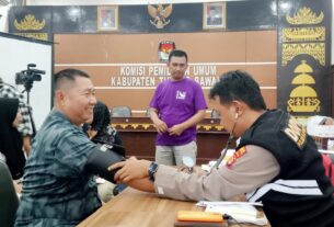 Polres Tulang Bawang Gelar Bakti Kesehatan Gratis di Kantor KPU, Ini Tujuan Utamanya