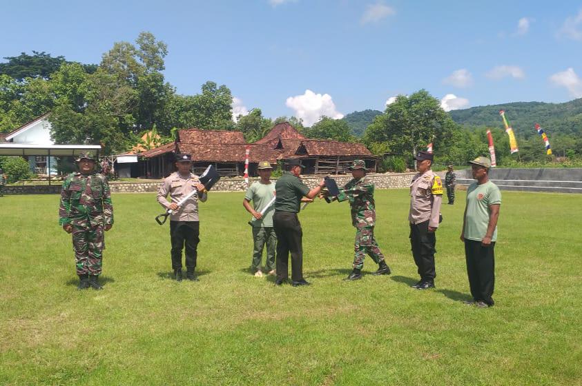 Jelang Pembukaan TMMD Sengkuyung Tahap I, Kodim Wonogiri Gelar Gladi Kotor