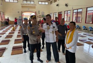 Kapolres Lampung Utara Pantau Langsung Pengamanan Imlek 2024
