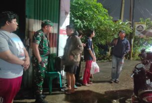 Dandim 0410/Kota Bandar Lampung Meninjau Bencana Banjir Di Wilayah Kota Bandar Lampung