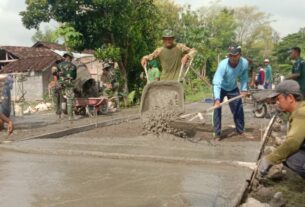 Prajurit TNI AU Siap Membantu Kodim Sragen Sukseskan TMMD