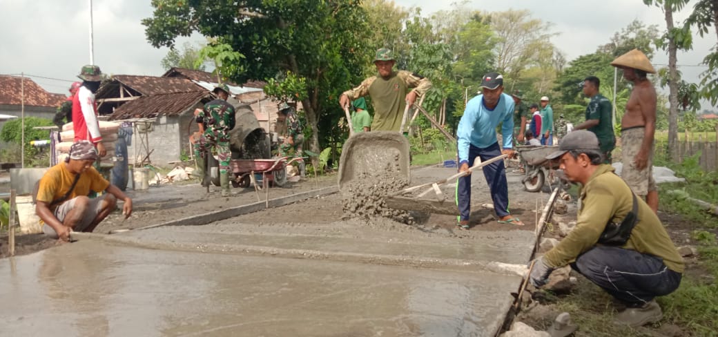 Prajurit TNI AU Siap Membantu Kodim Sragen Sukseskan TMMD