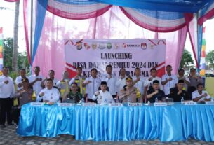 Polres Lampura resmikan Desa Damai Pemilu 2024 dan Kerukunan Beragama