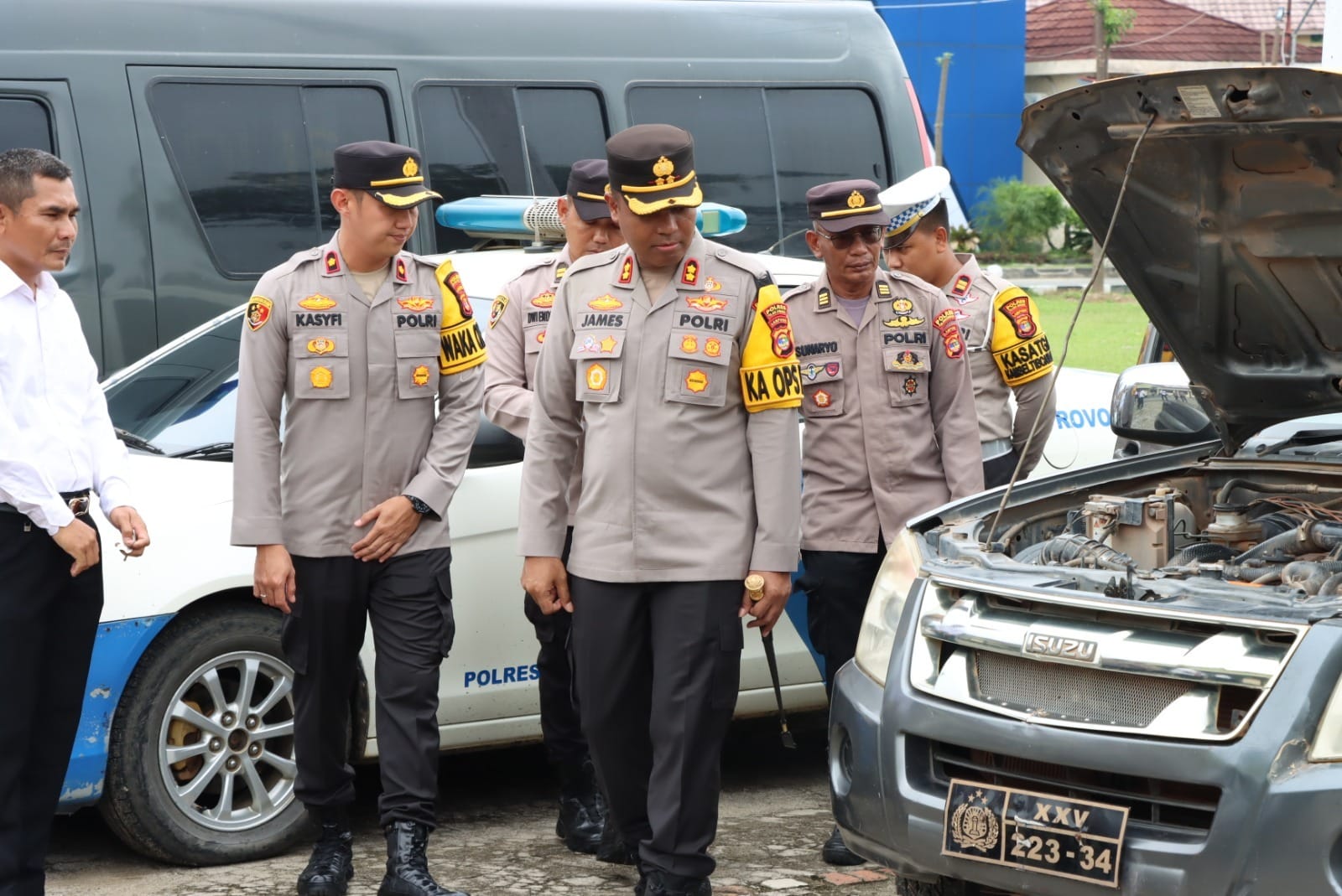 Polres Tulang Bawang Cek Randis Jelang Pesta Demokrasi, AKBP James Paparkan Tujuannya