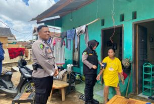 Polresta Bandar Lampung Kerahkan Tim Medis Periksa Kesehatan Korban Banjir Di Bandar Lampung
