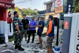 Sambangi Tokoh Pemuda, Babinsa Pajang Selipkan Pesan Perdamaian Dan Jaga Kamtibmas