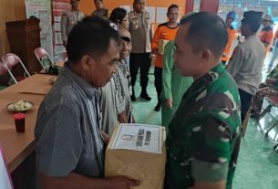 Sinergitas TNI Polri Di Wonogiri Peduli Warga Terdampak Bencana Puting Beliung