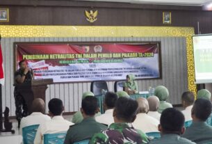 Sukseskan Pemilu dan Pilkada 2024, Kodim Bojonegoro gelar Pembinaan Netralitas TNI