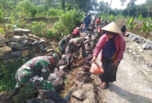 TMMD Disambut Warga Dengan Antusias