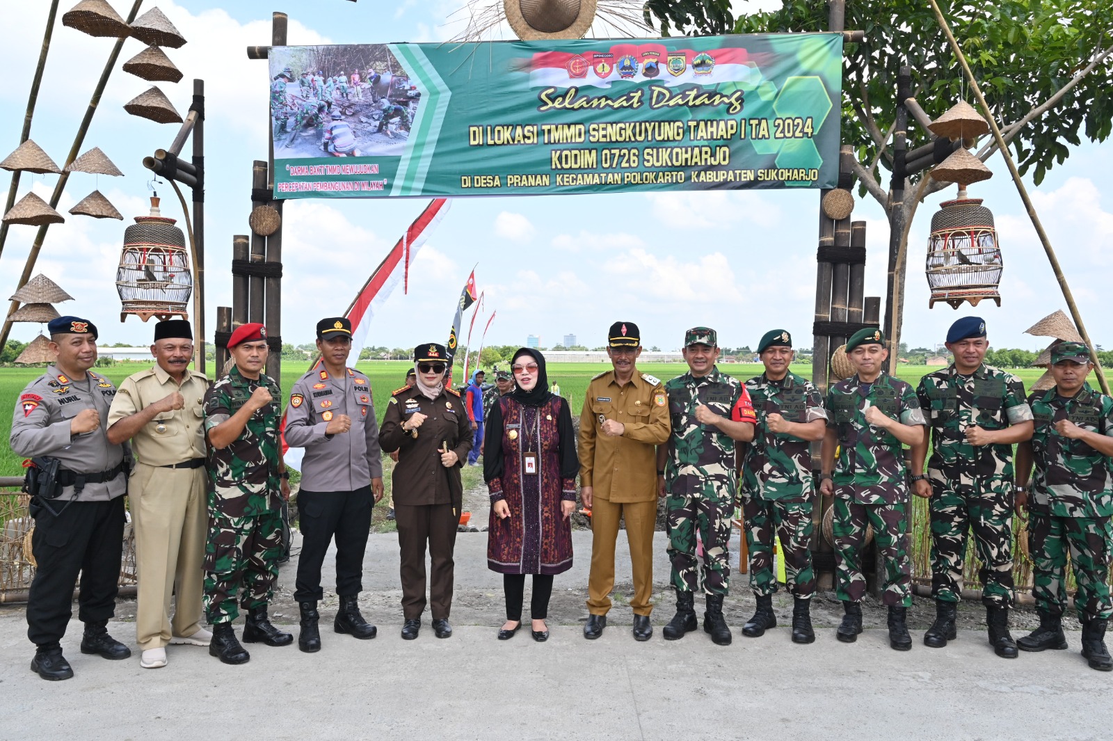 TMMD Sengkuyung Tahap I Kodim 0726/Sukoharjo sasar desa Pranan, Kec. Polokarto untuk percepatan pembangunan