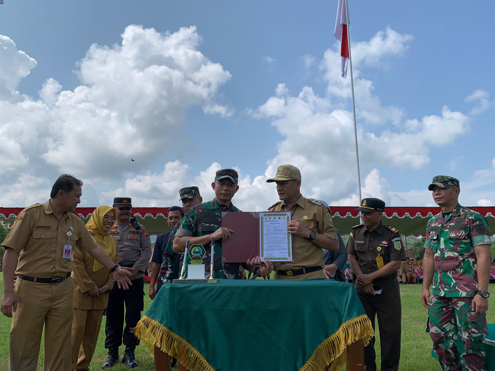 Wakil Bupati Wonogiri Secara Resmi Membuka Program TMMD Sengkuyung Tahap I TA 2024 Kodim 0728/Wonogiri