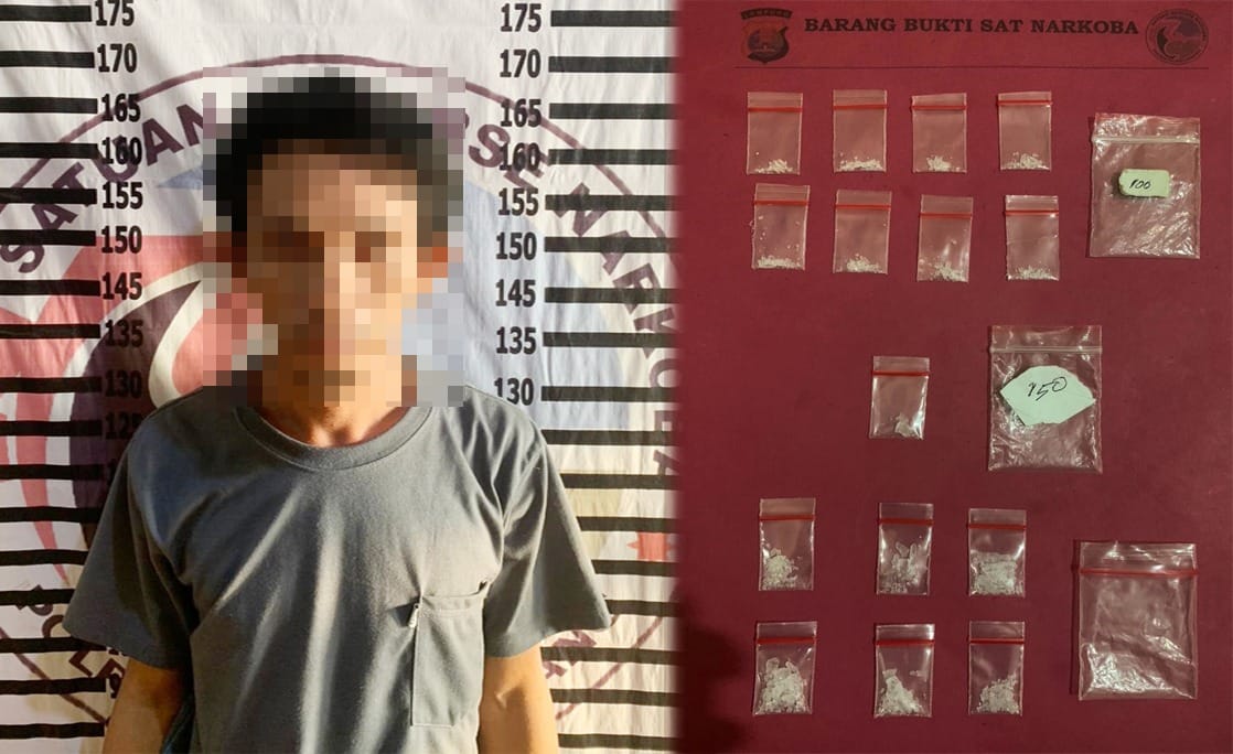 Bandar Narkotika di Menggala Kota Ditangkap Polres Tulang Bawang, AKP Indik: Merupakan Salah Satu KBN