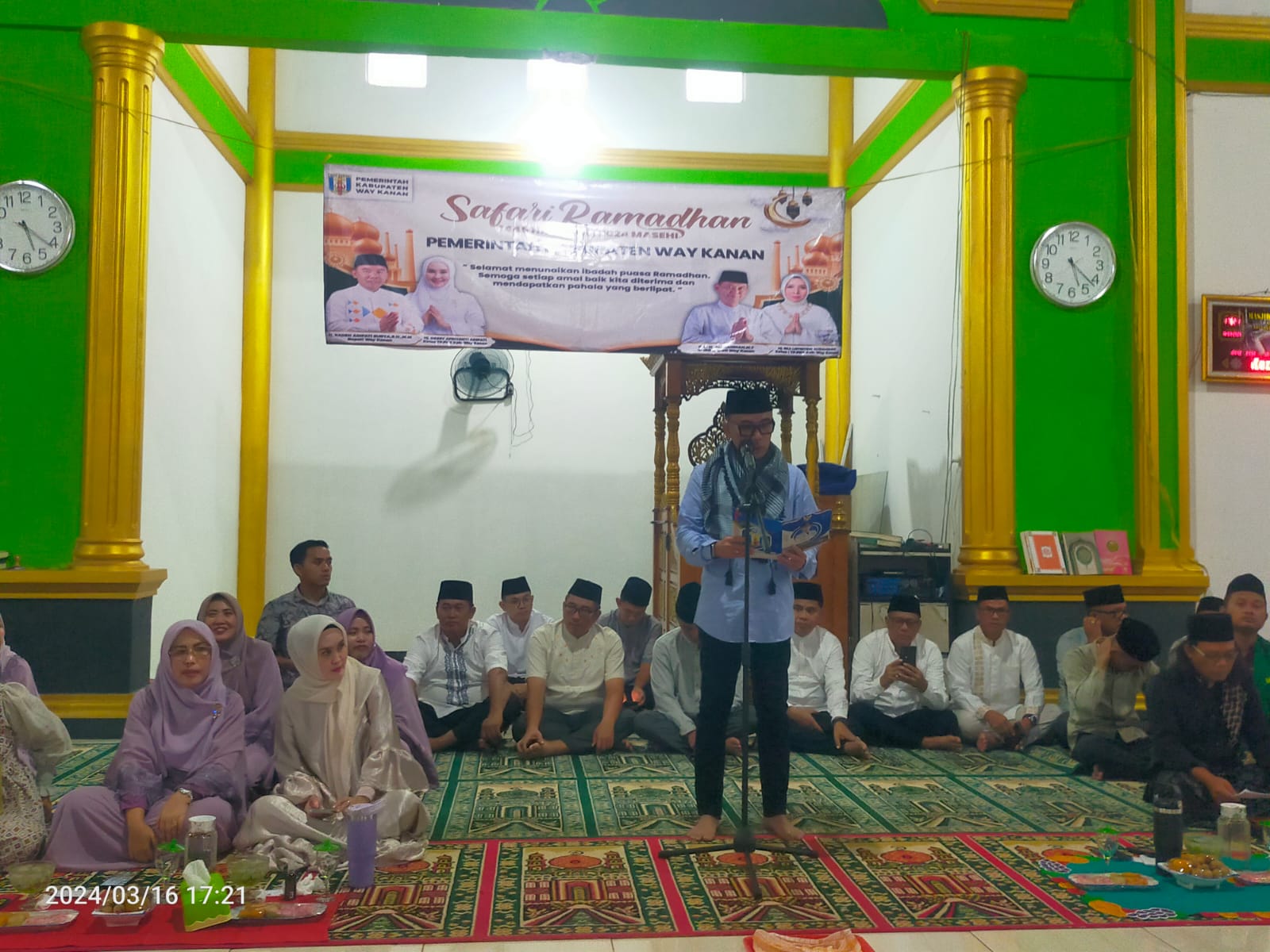 Bupati Way Kanan Silaturahmi Ramadhan di Kecamatan Negara Batin