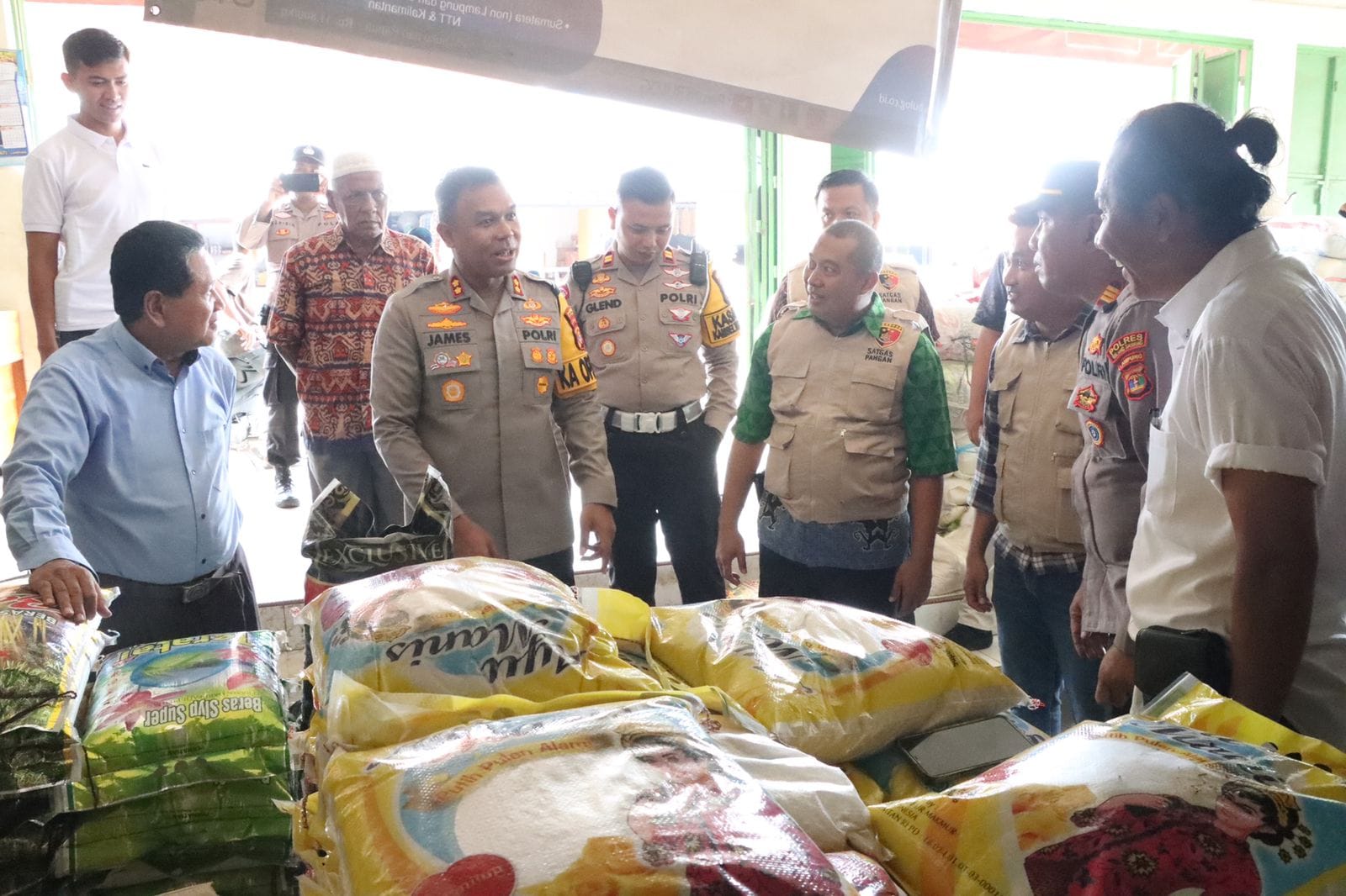 Kapolres Tulang Bawang Cek Langsung Bapokting di Dua Lokasi Berbeda Jelang Bulan Suci Ramadhan 1445 H