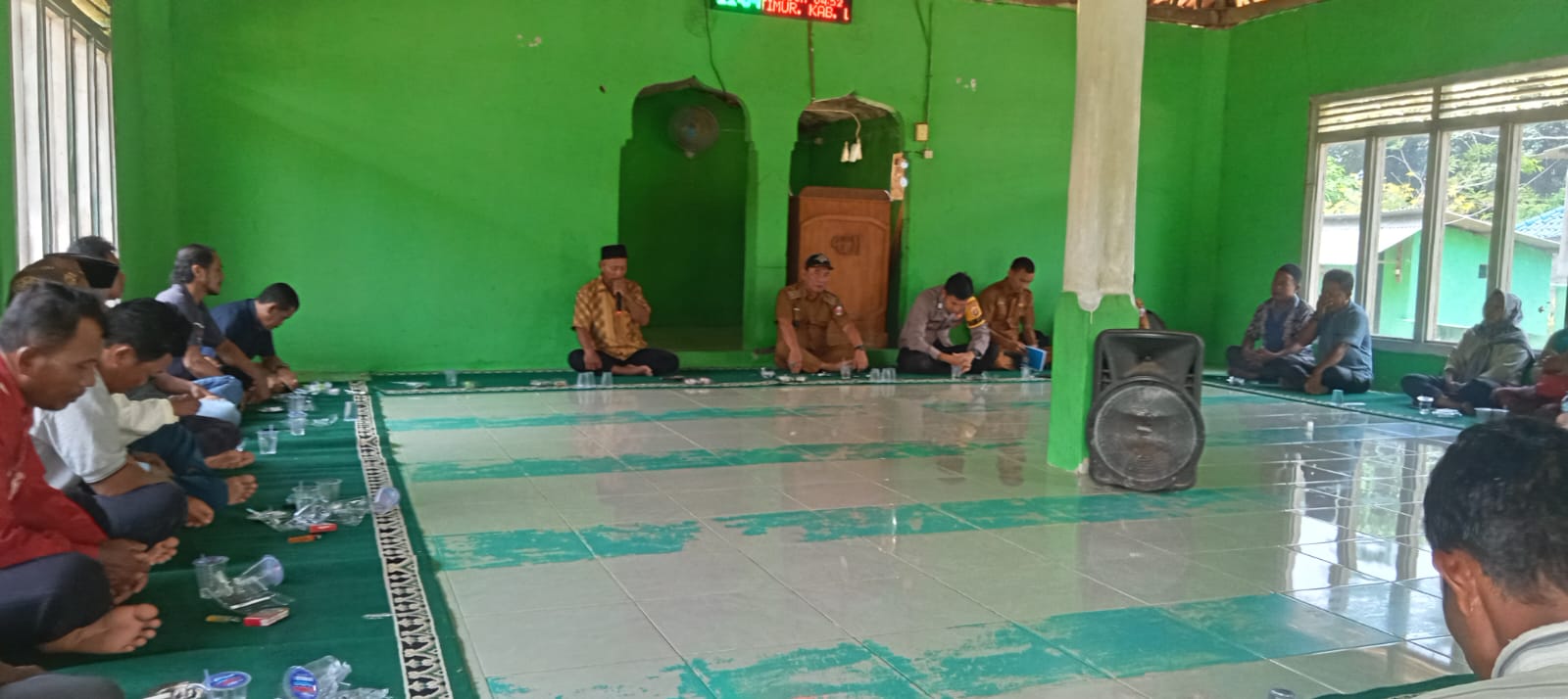 Pemdes Bumi Agung Marga benahi administrasi dan tinjau batas Yayasan Ludaya