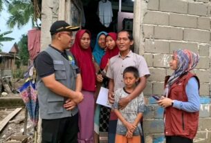 Pemkab Muba melalui Dinas Sosial monitoring Program Bantu Umak dibeberapa Kelurahan Dikecamatan Sekayu