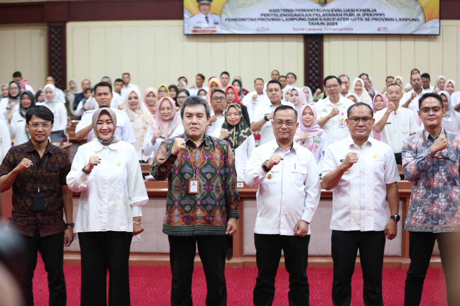 Pemprov Lampung Gelar Asistensi Pemantauan dan Evaluasi Kinerja Penyelenggaraan Pelayanan Publik