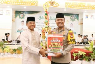 Polres Tulang Bawang Raih Juara 1 Lomba Senam Kreasi 4 Tahun Berturut-turut, AKBP James Sampaikan Ini