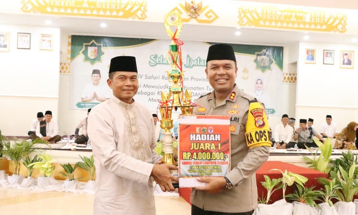 Polres Tulang Bawang Raih Juara 1 Lomba Senam Kreasi 4 Tahun Berturut-turut, AKBP James Sampaikan Ini
