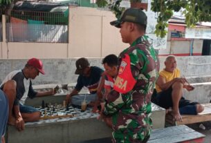 Tak Ada Kata Hari Libur, Babinsa Serengan Blusukan Ke Warga Binaan