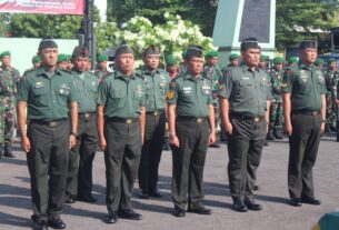 Selamat !! 21 Anggota Kodim 0728/Wonogiri Resmi Memakai Pangkat Baru