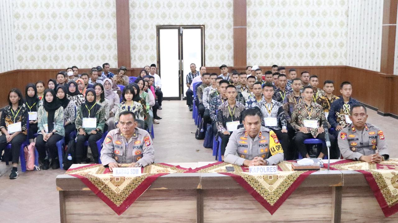 Kapolres Tulang Bawang: Bila Menemukan Kecurangan Pada Seleksi Penerimaan Polri Segera Lapor Propam