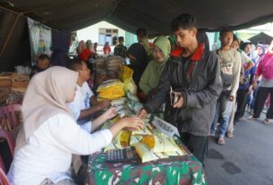 Kodim 0726/Sukoharjo Gelar Bazar TNI Sambut Hari Raya Idul Fitri 1445 H