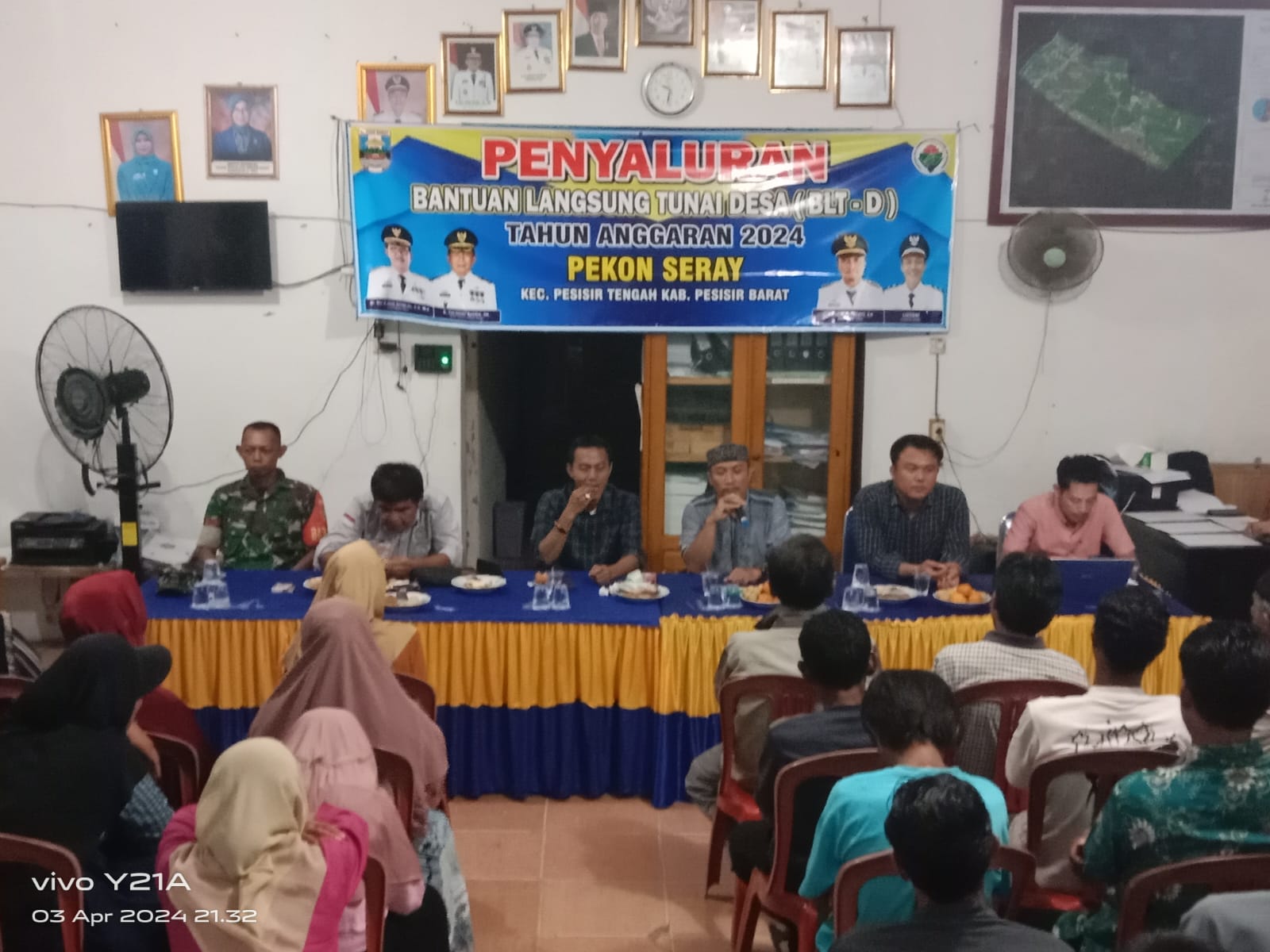 Penyaluran BLT dd tahap satu Pekon seray ke catatan pesisir tengah