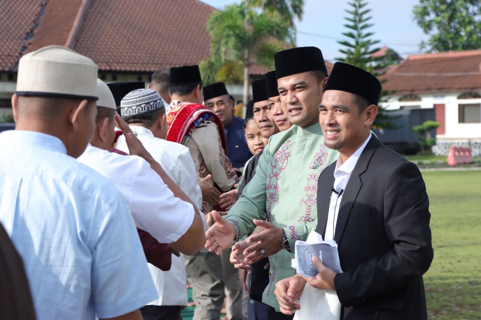 Polres Lampung Utara Gelar Sholat Idul Fitri 1445 H dan Open House