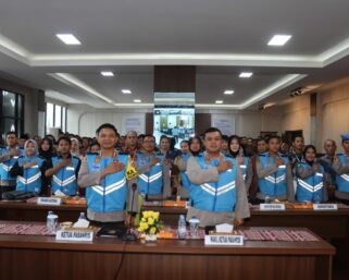 Polresta Bandar Lampung Gelar Pakta Integritas dan Pengambilan Sumpah Penerimaan Anggota Polri T.A. 2024
