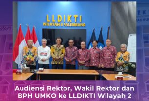 Rektor UMKO Kotabumi Berdialog dengan LLDIKTI Wilayah II Palembang